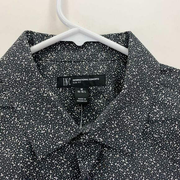 INC International Concepts Mens Nolan Slim Fit Printed Dress Shirt 15 - 15 1/2 M - Picture 2 of 5